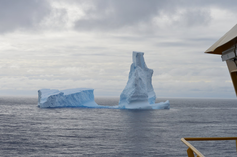 A large iceberg 